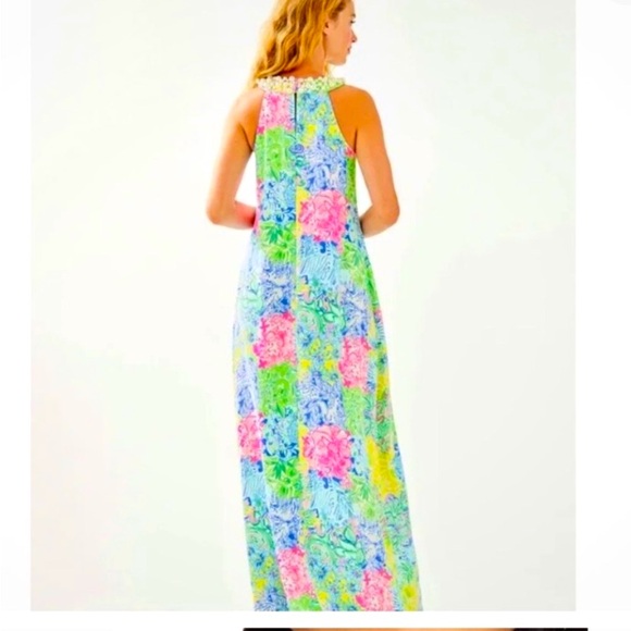 Lilly Pulitzer Shawn Maxi Dress Cheek to Cheek Size large NWOT - Picture 3 of 16